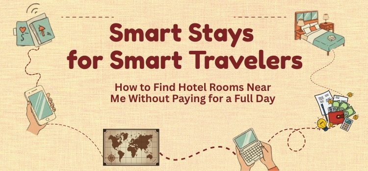 Smart Stays for Smart Travelers: How to Find Hotel Rooms Near Me Without Paying for a Full Day
