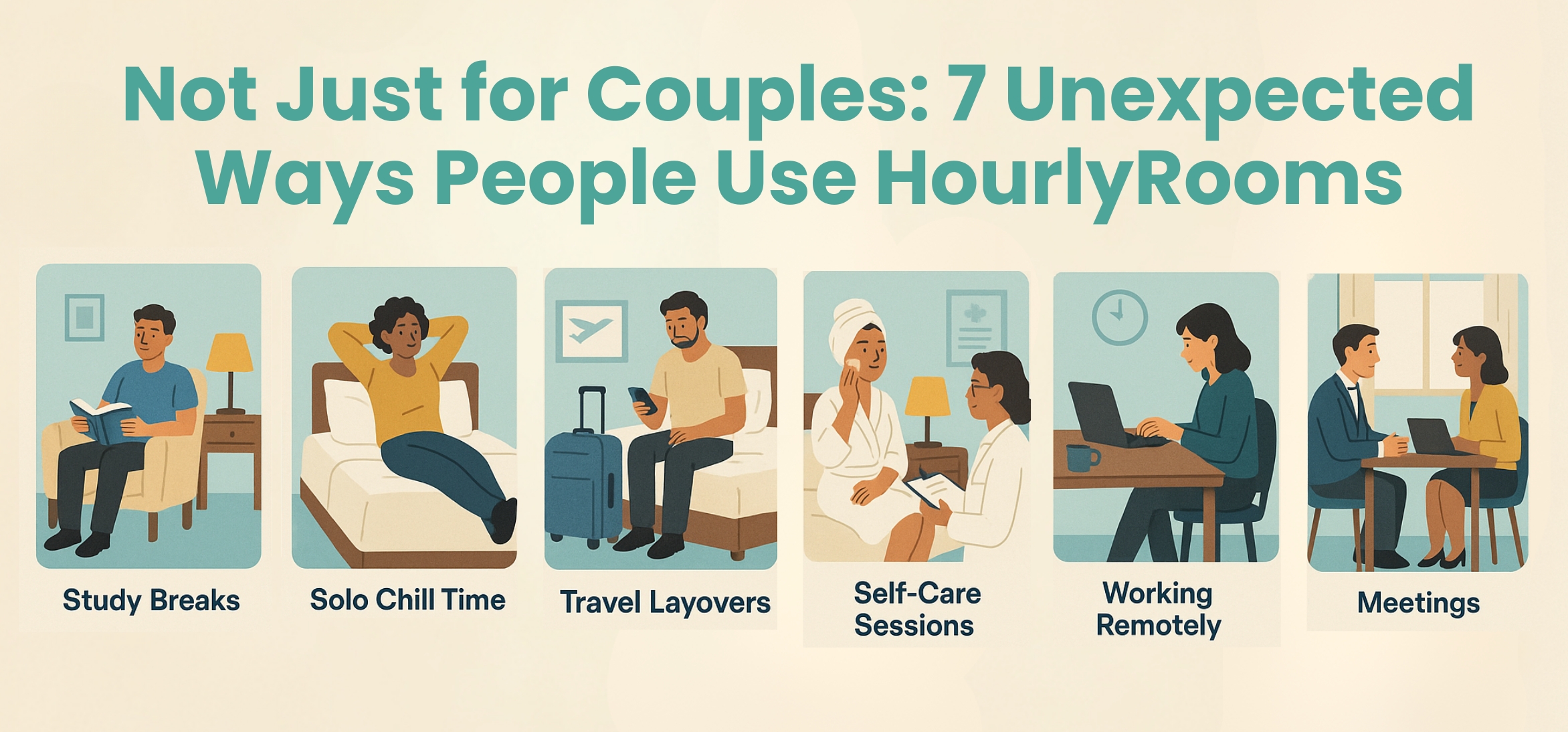 Not Just for Couples: 7 Unexpected Ways People Use HourlyRooms