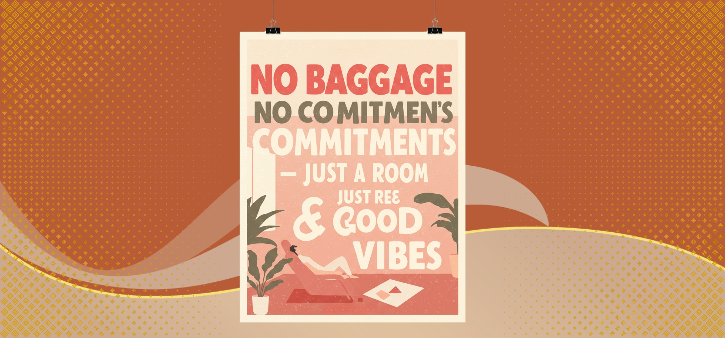 No Baggage, No Commitments – Just a Room & Good Vibes