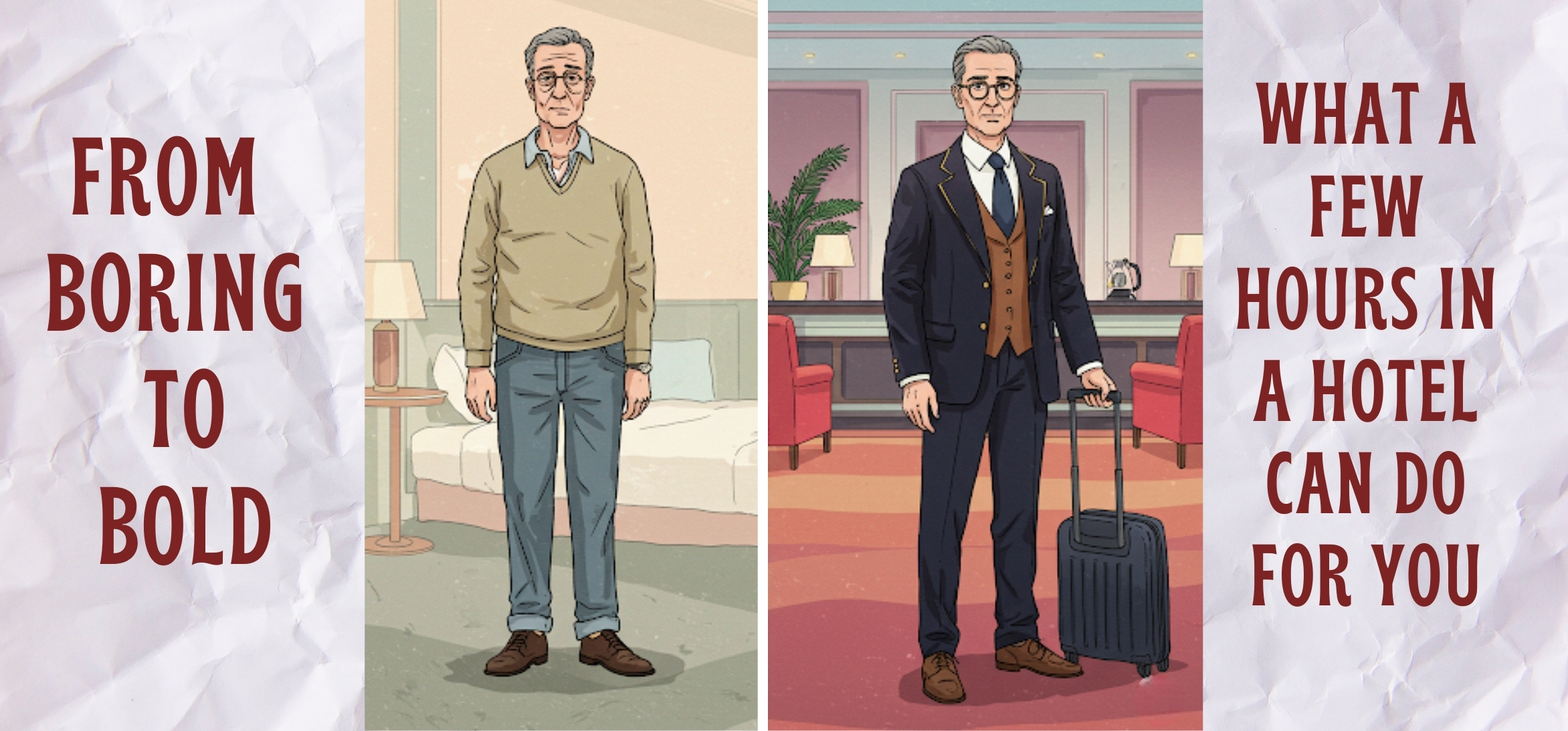 From Boring to Bold: What a Few Hours in a Hotel Can Do for You