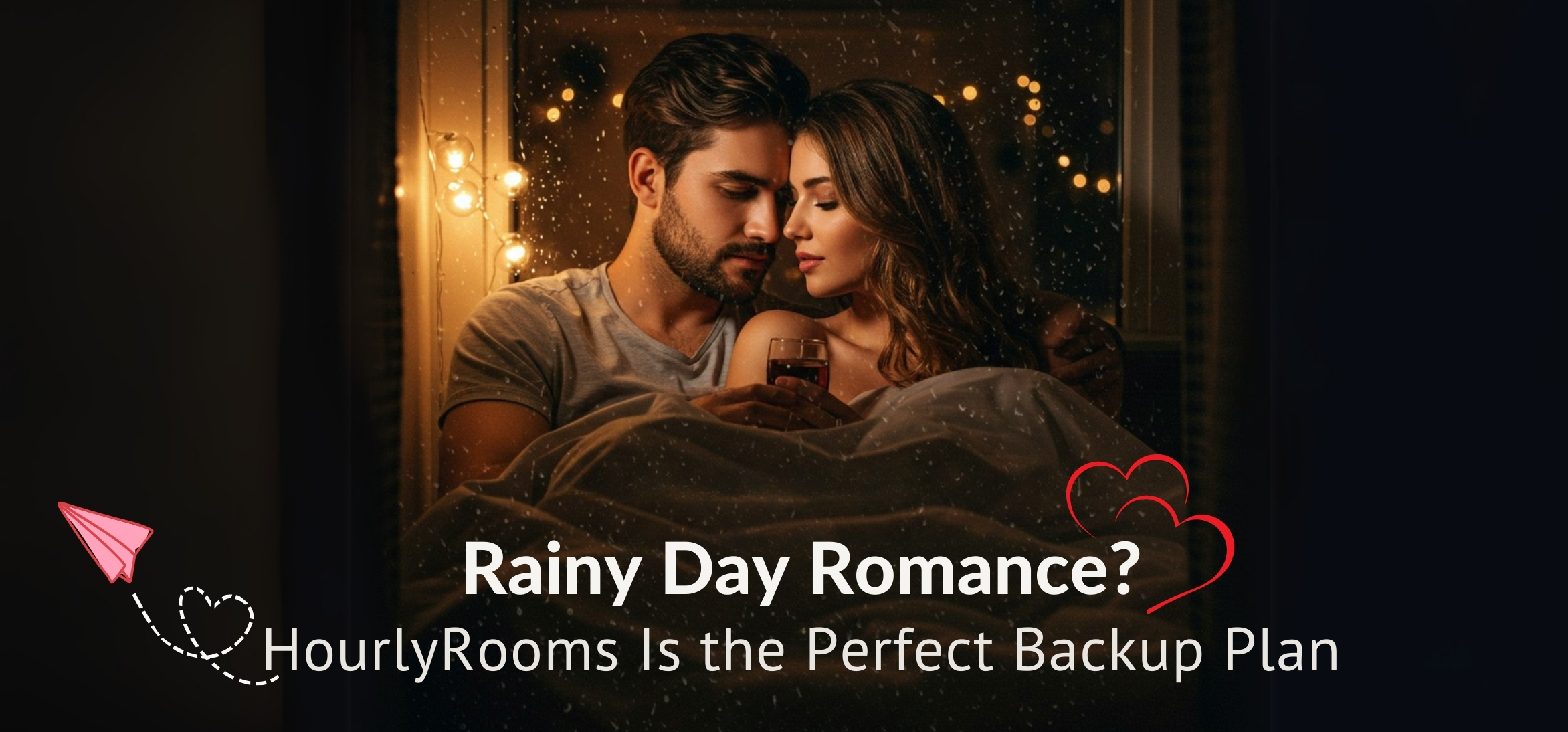 Rainy Day Romance? HourlyRooms Is the Perfect Backup Plan.