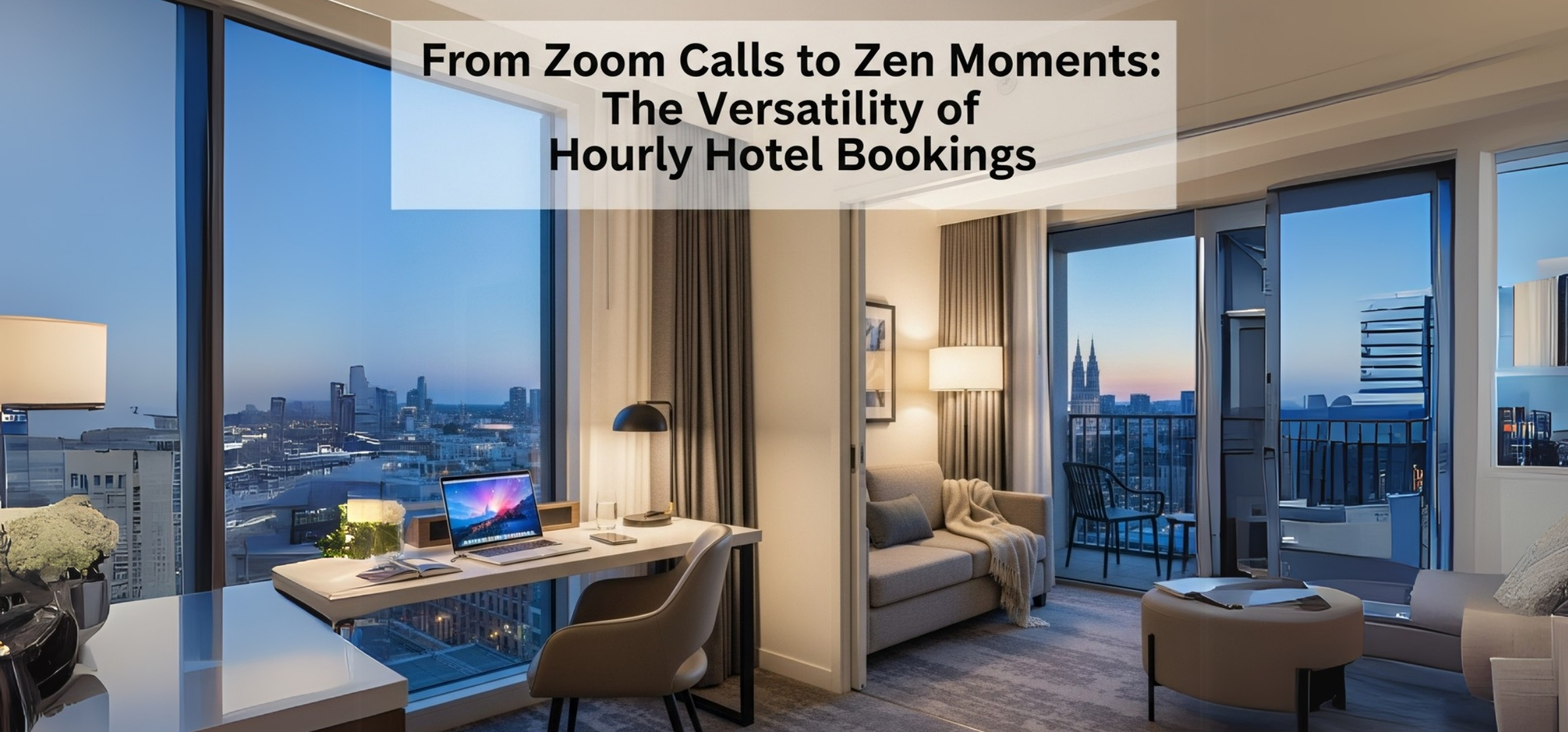 From Zoom Calls to Zen Moments: The Versatility of Hourly Hotel Bookings