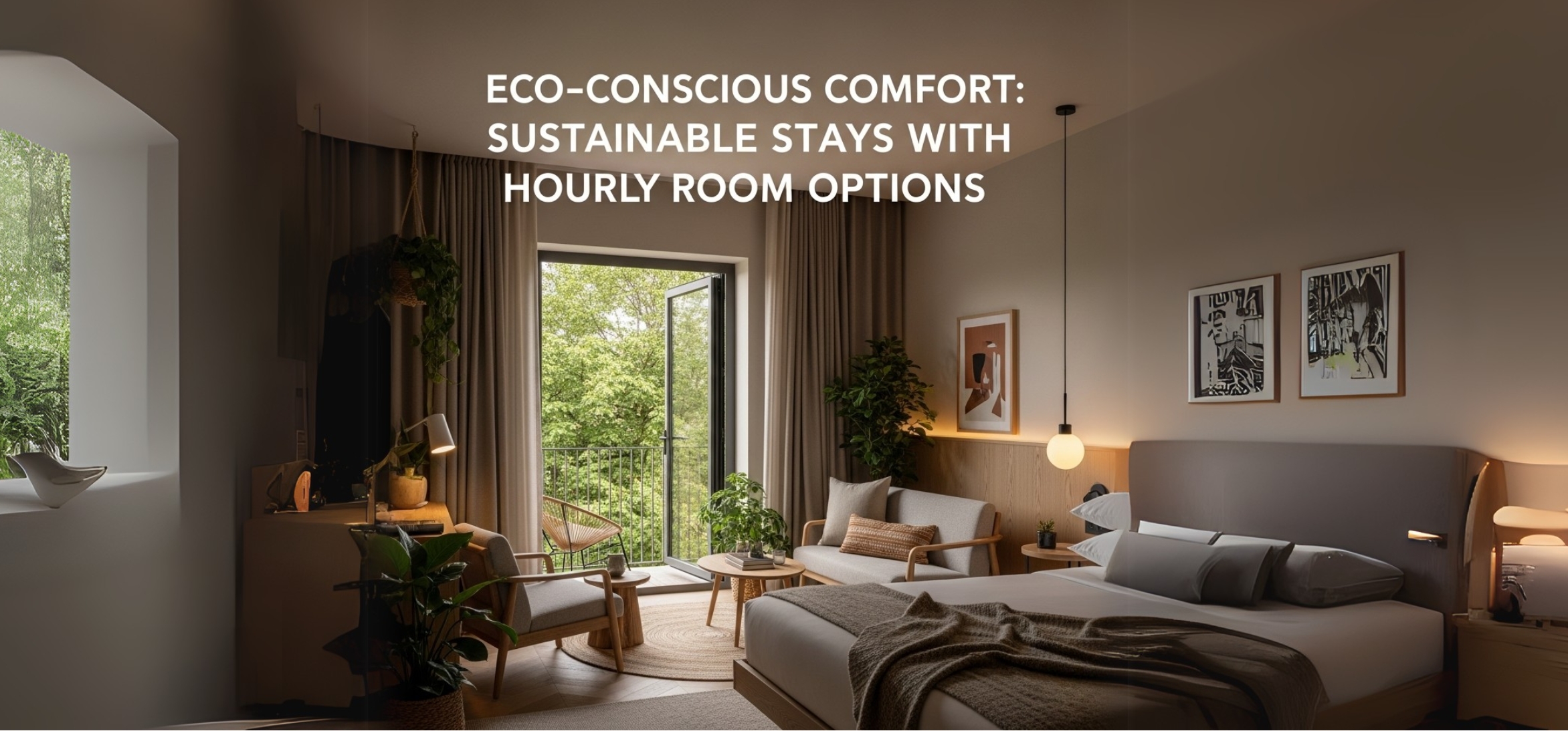 Eco-Conscious Comfort: Sustainable Stays with Hourly Room Options