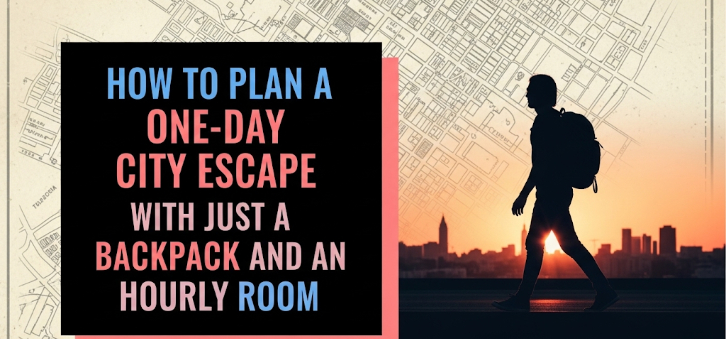 How to Plan a One-Day City Escape with Just a Backpack and an Hourly Room