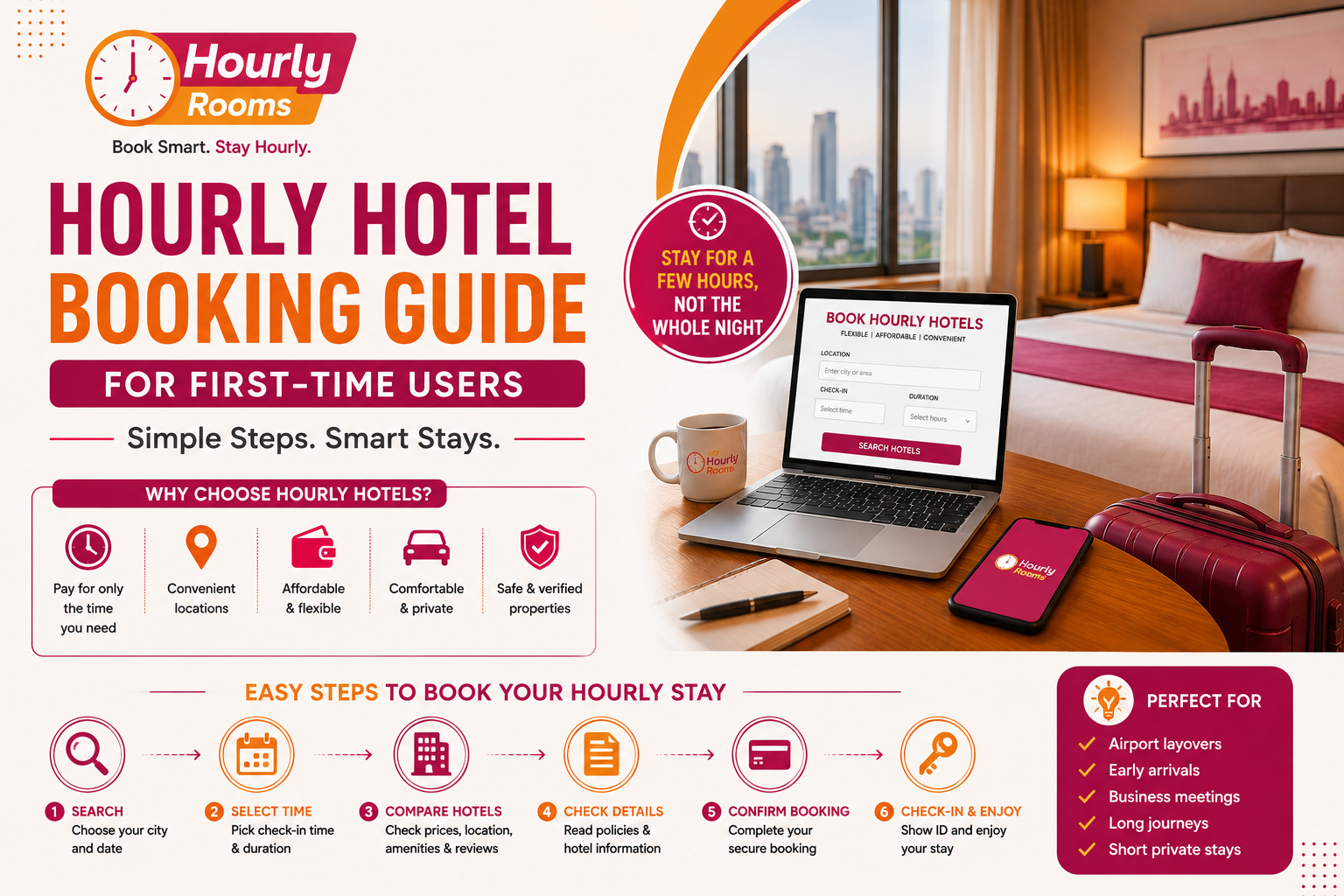 Hourly Hotel Booking Guide for First-Time Users