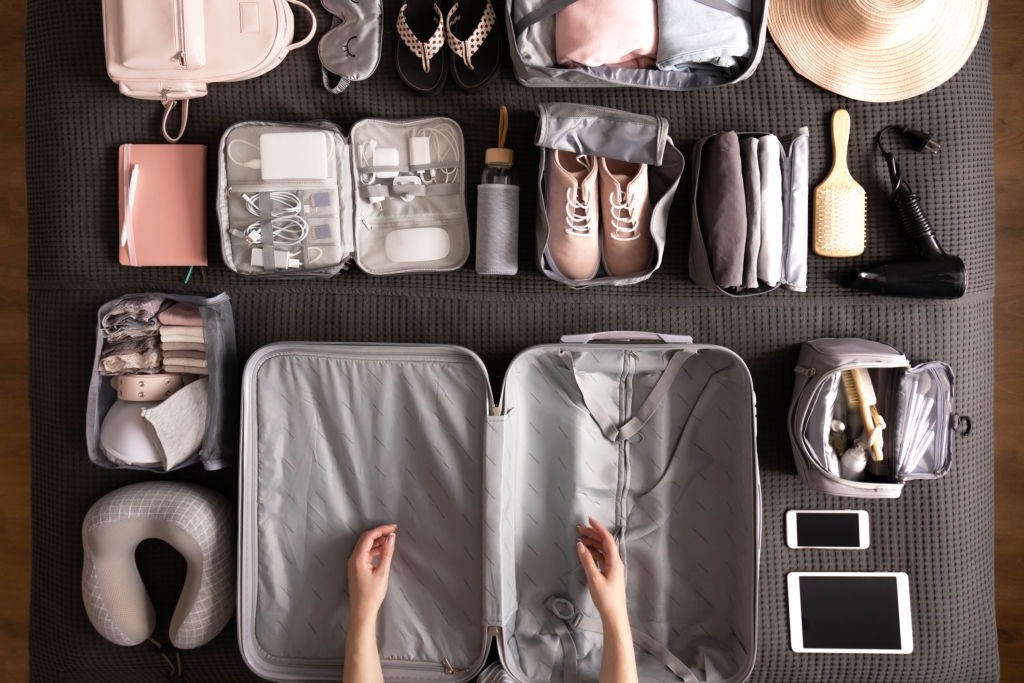 PACKING HACKS WITH JUST A  CARRY-ON SUITCASE.