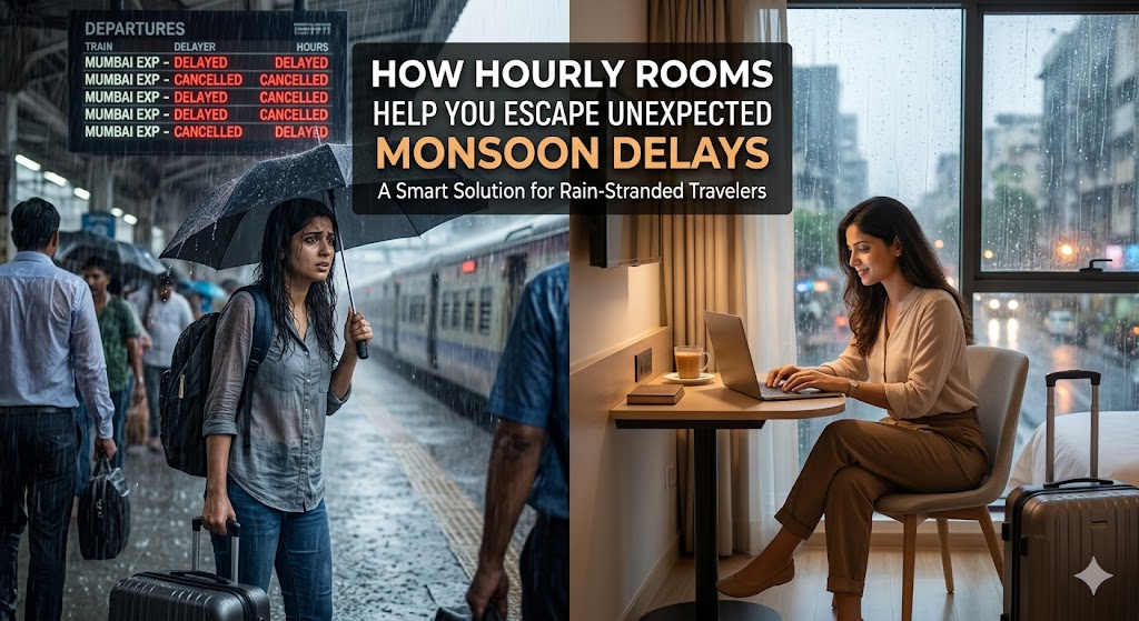 How Hourly Rooms Help You Escape Unexpected Monsoon Delays