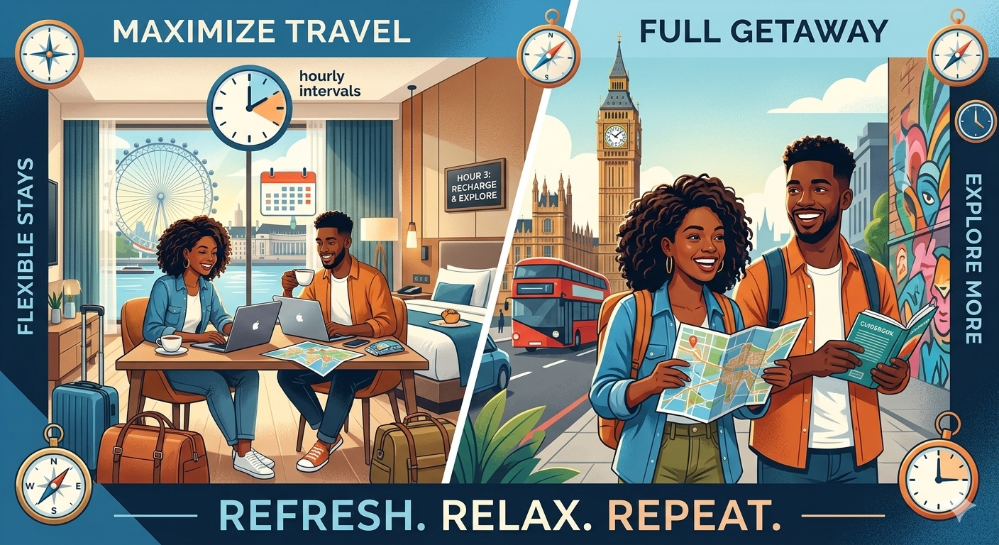 How Hourly Rooms Enhance Weekend Getaways