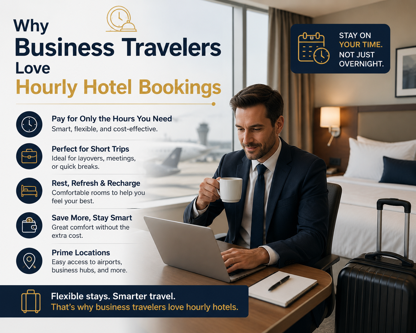 Why Business Travelers Love Hourly Hotel Bookings