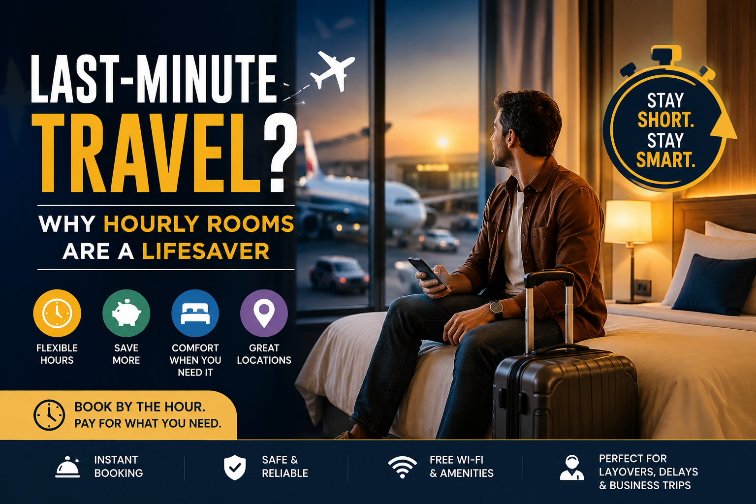 Last-Minute Travel? Why Hourly Rooms Are a Lifesaver