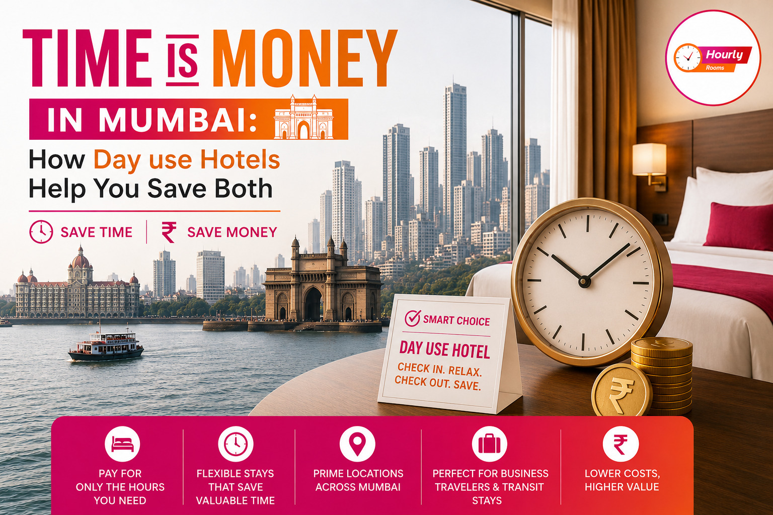 Time is Money in Mumbai: How Day use Hotels Help You Save Both