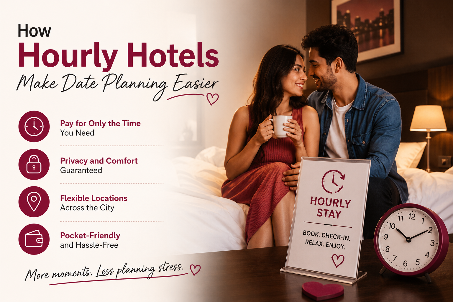 How Hourly Hotels Make Date Planning Easier