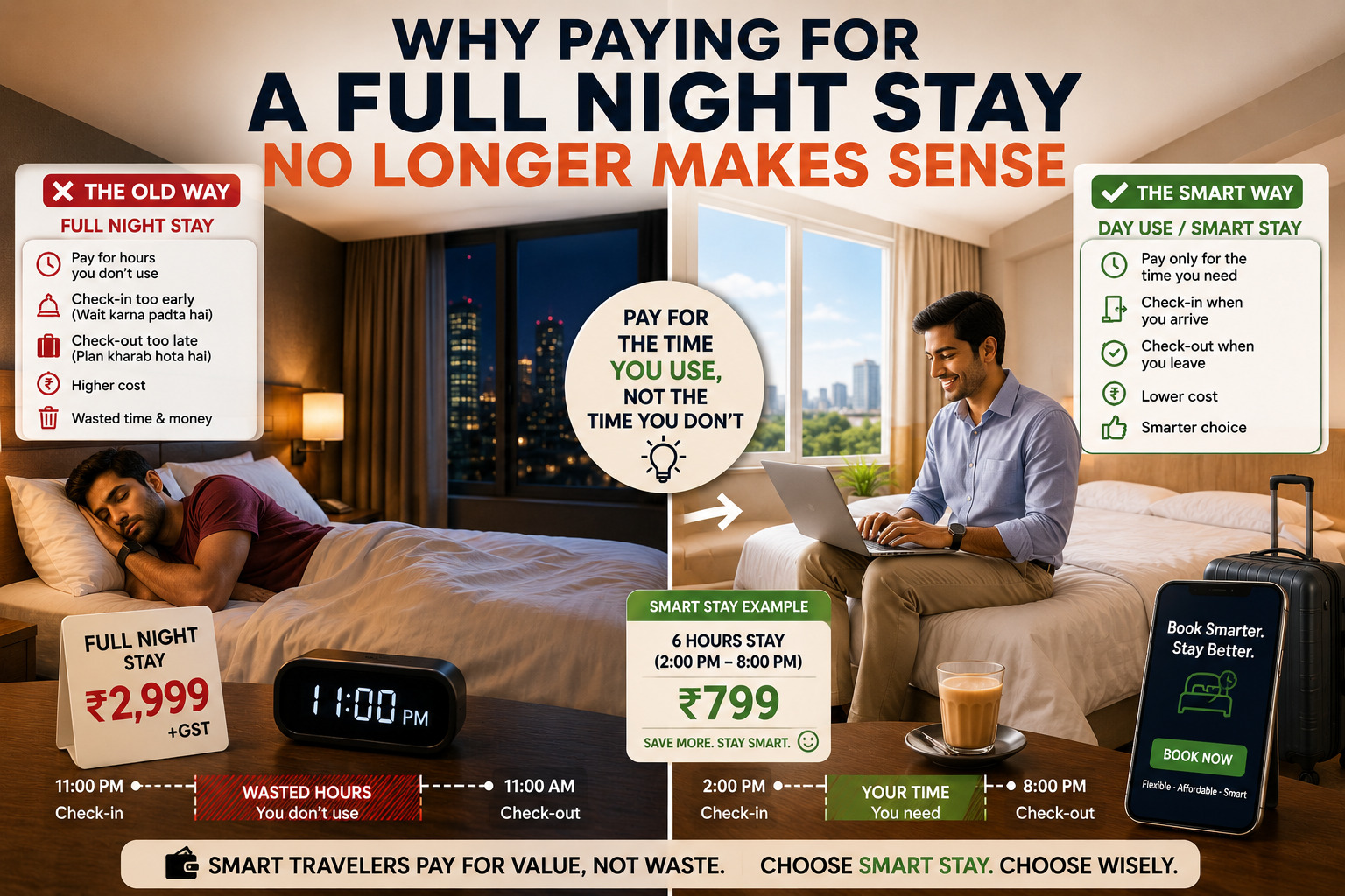 Why Paying for a Full Night Stay No Longer Makes Sense