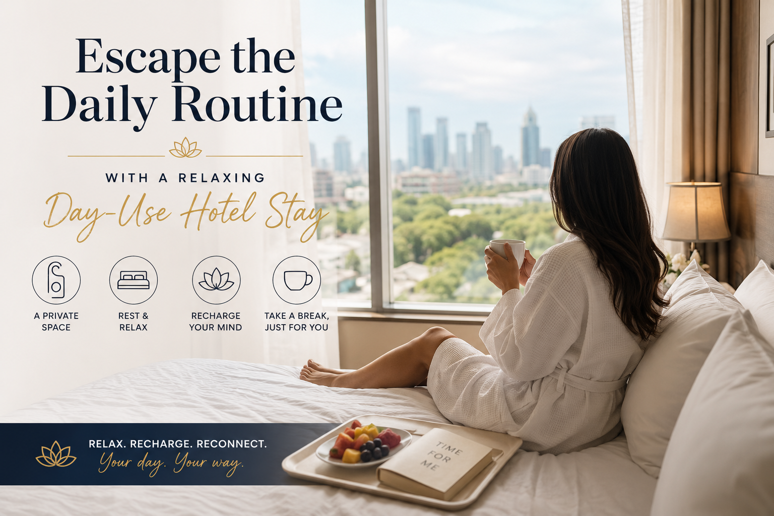 Escape the Daily Routine with a Relaxing Day Use Hotel Stay