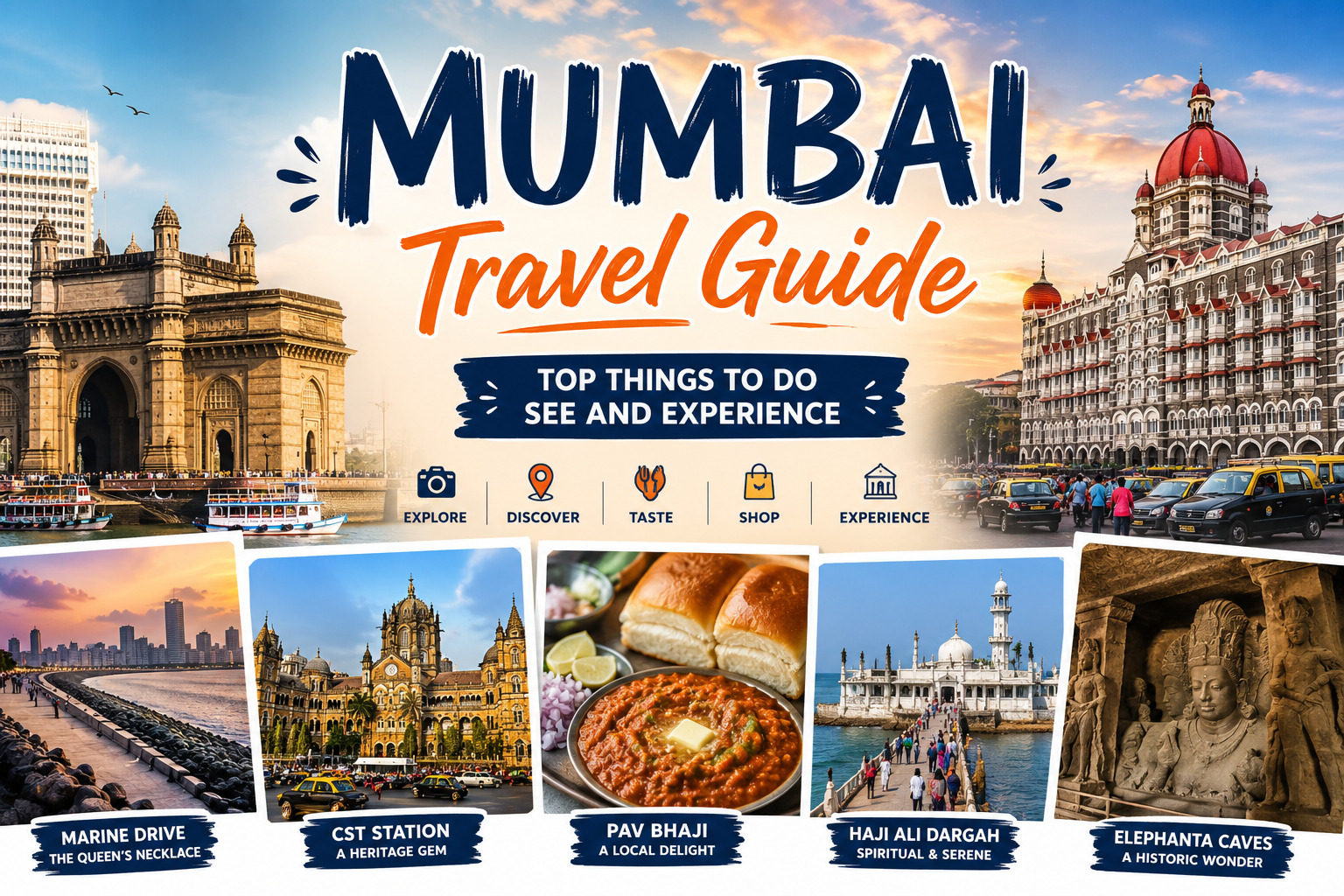 Mumbai Travel Guide – Top Things to Do See and Experience