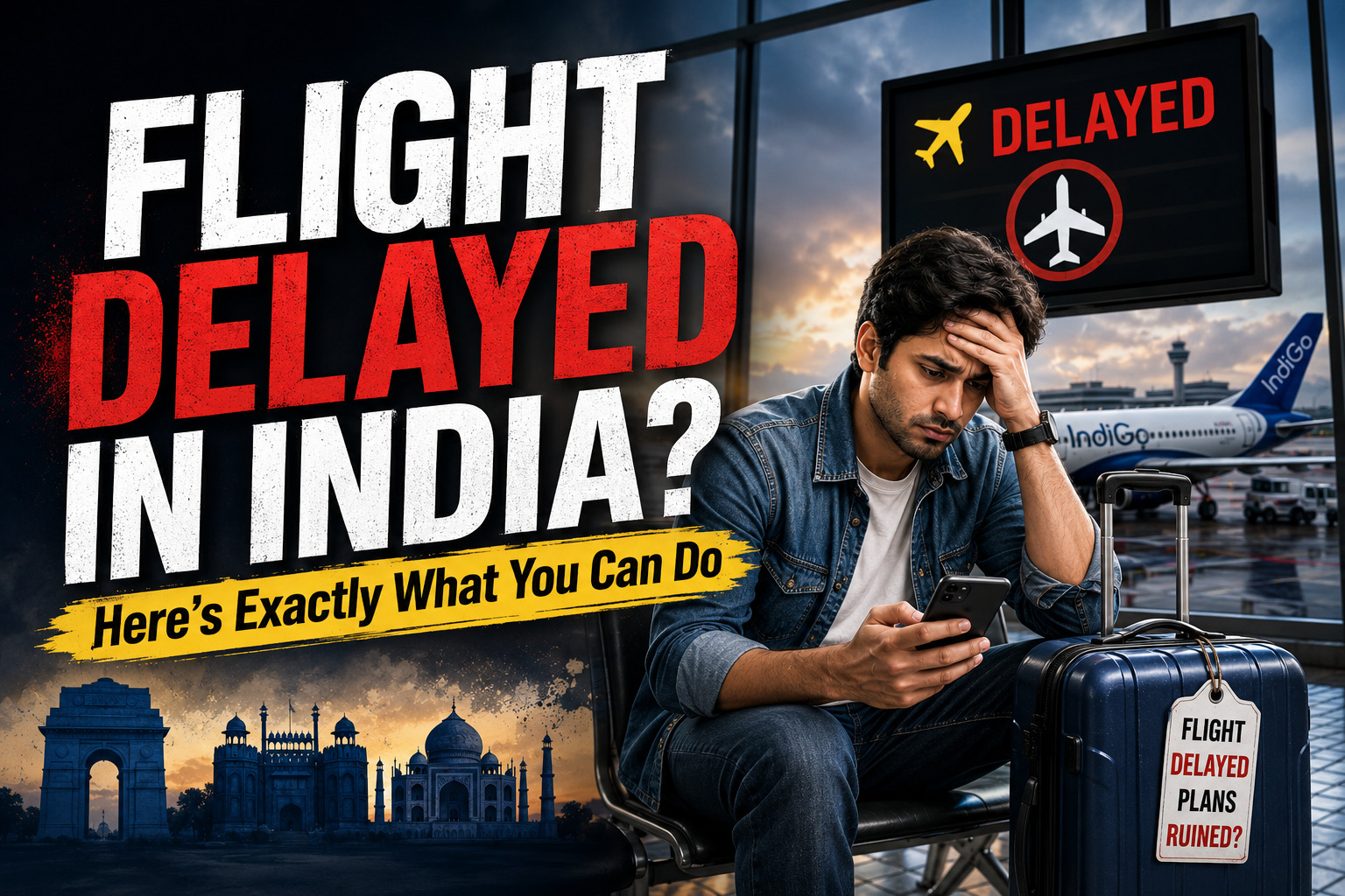 Flight Delayed in India? Here’s Exactly What You can Do