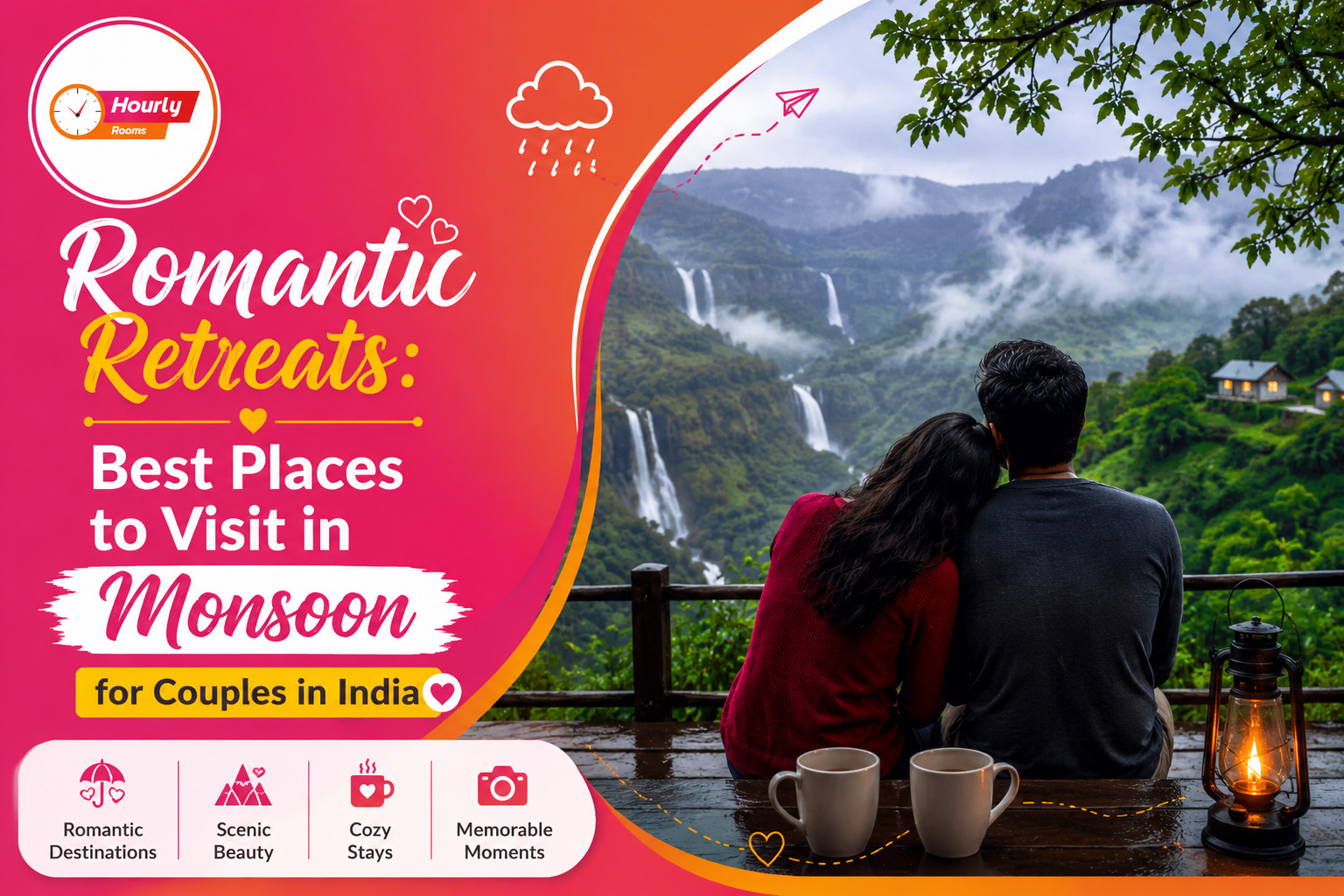 Romantic Retreats: Best Places to Visit in Monsoon for Couples in India